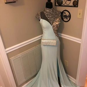 Evening Gown, and Purse